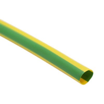 PVC15GN-YW 1.5mm Green/Yellow PVC Sleeving 100m Coil