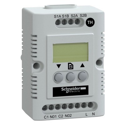 NSYCCOTH120VID Schneider ClimaSys CC Electronic Thermostat 90-140VAC -40 to +80oC