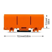 2273-500 WAGO Mounting Carrier for 2273 Series DIN Rail or Screw Mounting Orange