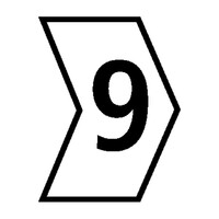 PA1-RCC.9 Partex PA1 White No.9 Colour Coded Marker Suitable for 0.75 - 4mm2 Cable Reel of 1000 Markers