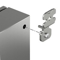 NSYAEFPFSBX Schneider Electric PanelSeT SBX Set of 4 Stainless Steel Wall Fixing Brackets for PanelSeT SBX