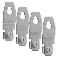 NSYPFXPLM Schneider Electric PanelSeT PLM Set of 4 Wall Stainless Steel Wall Brackets for NSYPLM Enclosures