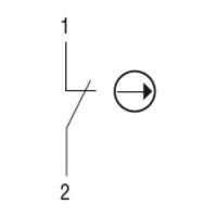 LP9S01R Lovato Electric LP9 Foot &amp; Palm Switch Red Head 1 x N/C Contact Spring Return