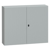 NSYS3D101240DP Schneider PanelSeT S3D Mild Steel 1000H x 1200W x 400mmD Wall Mounting Enclosure IP55