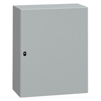 NSYS3D10840P Schneider Electric PanelSeT S3D Mild Steel 1000H x 800W x 400mmD Wall Mounting Enclosure IP66