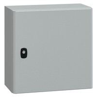 NSYS3D4420P Schneider PanelSeT S3D Mild Steel 400H x 400W x 200mmD Wall Mounting Enclosure IP66