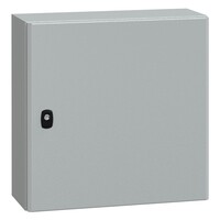 NSYS3D5525P Schneider PanelSeT S3D Mild Steel 500H x 500W x 250mmD Wall Mounting Enclosure IP66