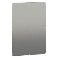 NSYMM128 Schneider Electric PanelSeT NSYMM Internal Mounting Plate Galvanised Steel Dimensions 1150H x 750W x 2.5mmD