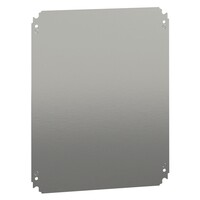 NSYMM54 Schneider Electric PanelSeT NSYMM Internal Mounting Plate Galvanised Steel Dimensions 450H x 350W x 2mmD