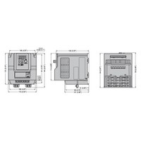 VT122A240 Lovato Electric VT1 Single Phase Variable Speed Drive 200-240V 2.2kW 10.5A with RS485