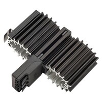 16501.0-00 STEGO LP 165 Enclosure Heater 60W Clamp Connectors 110-240V AC/DC DIN Rail Mount