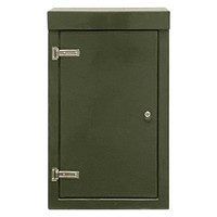 RSC1063GN-SS GRP 1000H x 600W x 350mmD Roadside Cabinet IP55 with Open Bottom Stainless Steel Hinges