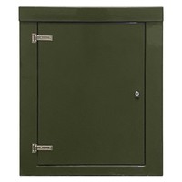 RSC1194GN-SS GRP 1150H x 945W x 470mmD Roadside Cabinet IP55 with Open Bottom Stainless Steel Hinges