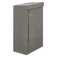 RSC1063GY-SS GRP 1000H x 600W x 350mmD Roadside Cabinet IP55 with Open Bottom Stainless Steel Hinges