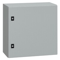 NSYCRN55250 Schneider Electric PanelSeT CRN Mild Steel 500H x 500W x 250mmD Wall Mounting Enclosure IP66