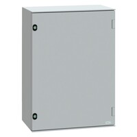 NSYPLM75PG Schneider PanelSeT PLM GRP 747H x 536W x 300mmD Wall Mounting Enclosure IP66 Internal Mounting Plate Included