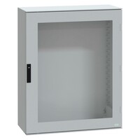 NSYPLM108TG Schneider Electric PanelSeT PLM GRP 1056H x 852W x 350mmD Wall Mounting Enclosure IP66 Glazed Door 4 Point Lock