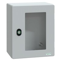 NSYPLM3025TG Schneider Electric PanelSeT PLM GRP 308H x 255W x 160mmD Wall Mounting Enclosure IP66 Glazed Door