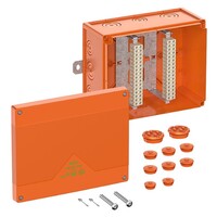 86853201 Spelsberg WKE 2-6 Cable Junction Box WKE 6 - 32 x 1.5 200 x 250 x 120mmD for Communication  Lines