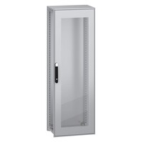 NSYSFN18680T Schneider PanelSeT SFN Mild Steel 1800H x 600W x 800mmD Floor Standing Enclosure Single Glazed Door IP55
