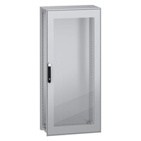 NSYSFN18840T Schneider PanelSeT SFN Mild Steel 1800H x 800W x 400mmD Floor Standing Enclosure Single Glazed Door IP55