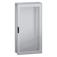 NSYSFN201060T Schneider PanelSeT SFN Mild Steel 2000H x 1000W x 600mmD Floor Standing Enclosure Single Glazed Door IP55