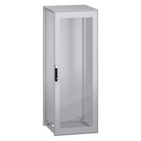 NSYSFN22880T Schneider PanelSeT SFN Mild Steel 2200H x 800W x 800mmD Floor Standing Enclosure Single Glazed Door IP55