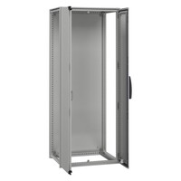 NSYSFN2212802DP Schneider PanelSeT SFN Mild Steel 2200H x 1200W x 800mmD Floor Standing Enclosure Double Door IP55 with Mounting Plate