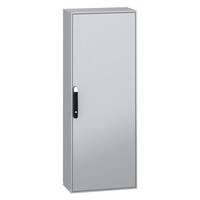 NSYSM16630P Schneider PanelSeT SM Mild Steel 1600H x 600W x 300mmD Floor Standing Enclosure IP55
