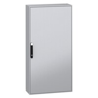 NSYSM16840P Schneider PanelSeT SM Mild Steel 1600H x 800W x 400mmD Floor Standing Enclosure IP55
