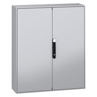 NSYSM1210302DP Schneider PanelSeT SM Mild Steel 1200H x 1000W x 300mmD Floor Standing Enclosure IP55