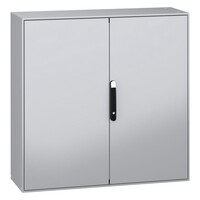 NSYSM1212402DP Schneider PanelSeT SM Mild Steel 1200H x 1200W x 400mmD Floor Standing Enclosure IP55