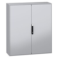 NSYSM1412402DP Schneider PanelSeT SM Mild Steel 1400H x 1200W x 400mmD Floor Standing Enclosure IP55