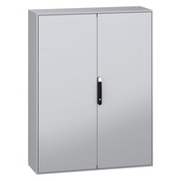 NSYSM1612302DP Schneider PanelSeT SM Mild Steel 1600H x 1200W x 300mmD Floor Standing Enclosure IP55