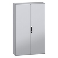 NSYSM2012402DP Schneider PanelSeT SM Mild Steel 2000H x 1200W x 400mmD Floor Standing Enclosure IP55