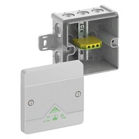 80442701 Spelsberg Abox 025 AB-Pot 87 x 87 x 52mmD Grey with 1 x PE Terminal Block 4mm2 with External Fixing Lugs IP66