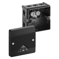 80200001 Spelsberg Abox 025-L/sw 87 x 87 x 52mmD Black without Terminals IP66