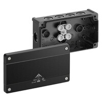 80200201 Spelsberg Abox 025/2-L/sw Polypropylene 152 x 87 x 52mm Black without Terminals IP66