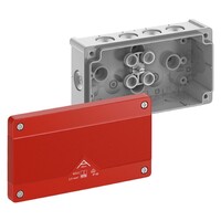 80270201 Spelsberg Abox 025/2-L/SB Polypropylene 152 x 87 x 52mmD Grey with Red Cover without Terminals IP66