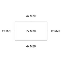 80240201 Spelsberg Abox 025/2-L Polypropylene 152 x 87 x 52mm Grey without Terminals IP66