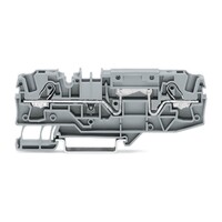 2006-1601 WAGO TOPJOB S 2-conductor Through Terminal Block 6mm2 with Test Option Same Profile as 2-conductor