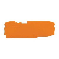 2006-1692 WAGO TOPJOB S Intermediate and End Plate 1mm Thick Orange