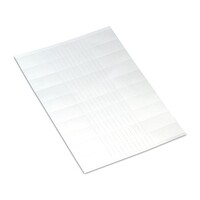 209-113 WAGO Cardboard Signs for Laser Printer 9.5 x 25mm White (x 100 Markers Per Sheet)