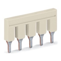 2006-405 WAGO TOPJOB S Jumper 5-way Insulated Light Grey