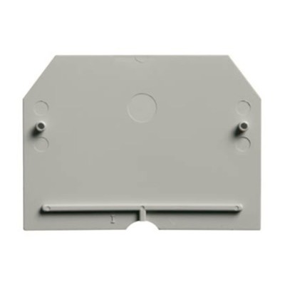 07.311.4155.0 Wieland selos WK Grey End Plate for 10mm Fuse Terminal