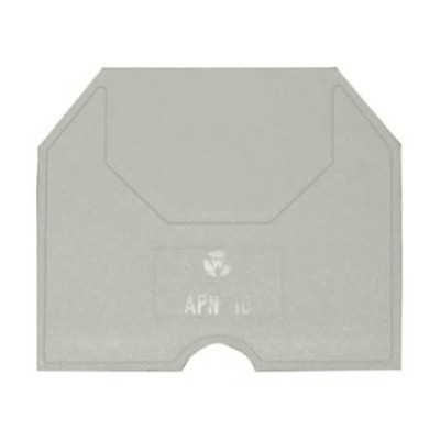 07.311.6655.0 Wieland selos WK Grey End Plate for 10mm Terminal