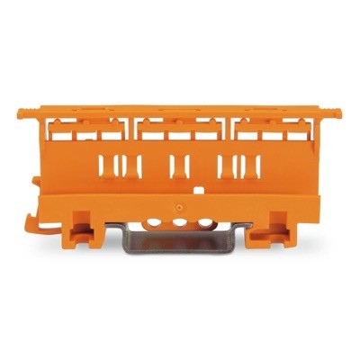 221-500 WAGO 221 Series Mounting Carrier for DIN Rail or Screw Fixing Orange