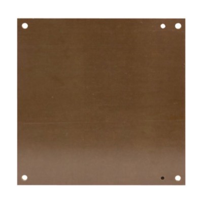 BB1313 Cahors Combiester Mounting Plate for 135 x 135mm Enclosures Bakelite Brown Dimensions 97 x 97 x 3mmD