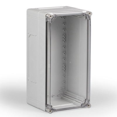 CPCF204018T Ensto Cubo C Polycarbonate 200 x 400 x 187mmD Enclosure Clear Lid IP66/67
