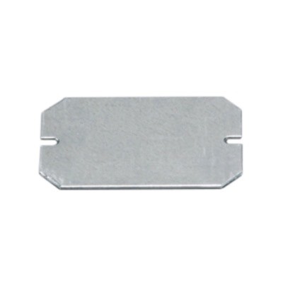B-MP Fibox Piccolo Mounting Plate for 80 x 110mm Enclosures Galvanised Steel Plate Dimensions 54 x 80 x 1.5mmD
